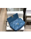 Chanel Lambskin 19 Small Flap Bag AS1160 Blue 2019