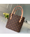 Louis Vuitton Monogram Canvas Bucket Bag M51172 Logo Print 2019