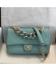 Chanel Quilted Lambskin Medium Flap Bag with Resin Chain AS1353 Light Blue 2019