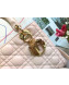 Dior Lady Dior Medium Bag in Cannage Lambskin Light Pink/Gold 2019