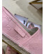 Gucci Signature GG Leather Espadrilles Pink 2019