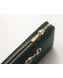 Gucci Zumi Grainy Leather Zip Around Wallet 570661 Green