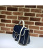 Gucci GG Diagonal Marmont Small Top Handle Bag 498110 Blue/White 2019