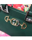 Gucci Zumi Grainy Leather Small Top Handle Bag ‎569712 Green 2019