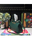 Gucci Zumi Grainy Leather Small Top Handle Bag ‎569712 Green 2019