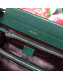 Gucci Zumi Grainy Leather Small Top Handle Bag ‎569712 Green 2019