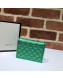 Gucci Laminated Leather Card Case 536353 Green