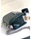 Chanel Vintage Quilted Leather Small Boy Flap Bag Green 2019