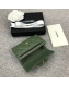 Chanel Quilting Classic Card Holder Green