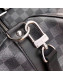 Louis Vuitton Men's Keepall Bandouliere 50 Damier Graphite Canvas N41413