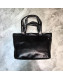 Balenciaga Mini Logo Handle Shopping Tote Black/White 2020