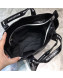 Balenciaga Mini Logo Handle Shopping Tote Black/White 2020