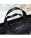 Balenciaga Mini Logo Handle Shopping Tote All Black 2020