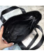 Balenciaga Mini Logo Handle Shopping Tote All Black 2020