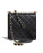 Chanel Lambskin Pearls Flap Bag AS0584 Black 2019