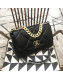 Chanel Maxi-Quilted Goatskin 19 Large Flap Bag AS1161 Black 2019