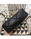 Chanel Maxi-Quilted Goatskin 19 Large Flap Bag AS1161 Black 2019