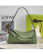 Loewe Puzzle Hobo Bag in Nappa Calfskin Avocado Green 2021