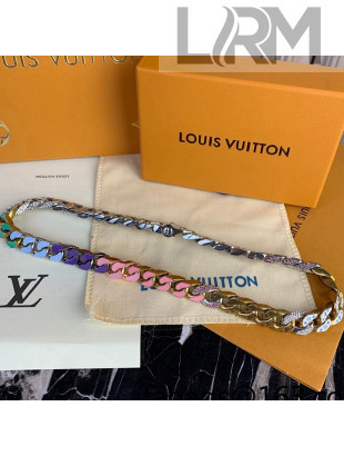 Louis Vuitton Chain Links Patches Necklace 2021 39