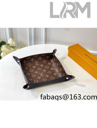 Louis Vuitton Monogram Canvas and Leather Tray 25cm Black 2021 42