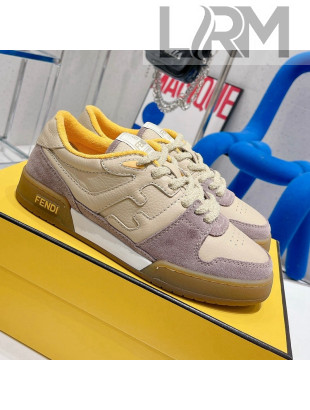 Fendi Match Low-tops Sneakers Beige/Grey 2021 