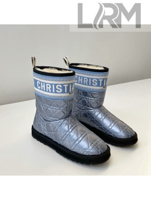 Dior Oblique Snow Ankle Boots Iridescent Blue 2021 15