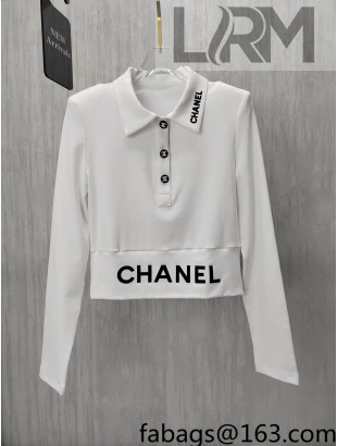 Chanel Cotton Tops White 2022 52