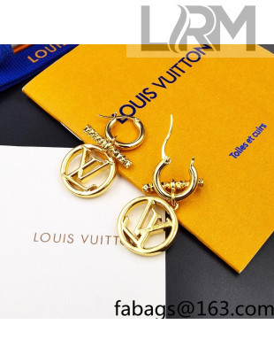 Louis Vuitton Baby Louis Earrings Gold 2022 29