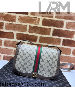 Gucci x Balenciaga Ophidia BB Canvas Small Shoulder Bag 680121 Beige 2022