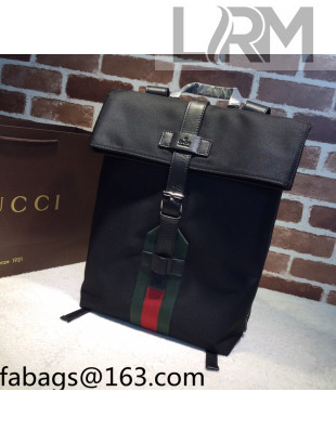 Gucci Canvas Large Backpack 337075 Black 2022