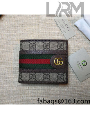 Gucci Ophidia GG Wallet 597606 Brown Leather 2022