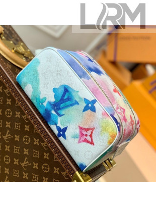 Louis Vuitton Dopp Kit Toilet Pouch in Monogram Watercolor Multico Canvas M44494 2021