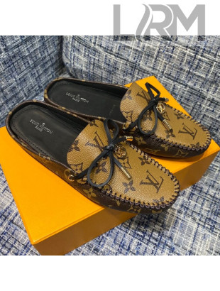 Louis Vuitton Gloria Monogram Reverse Canvas Loafer Mules 2021