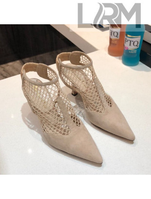 Dior Suede Mesh Pumps 7.5cm Beige 2021