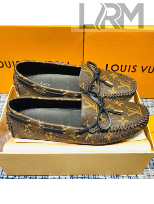 Louis Vuitton Gloria Monogram Canvas Flat Loafer Brown 2021