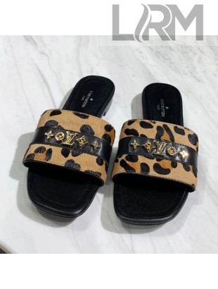 Louis Vuitton Revival Leopard Monogram Studs Flat Slide Sandals 06 2021