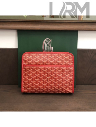 Goyard Jouvence MM Toiletry Clutch Bag Red 2022