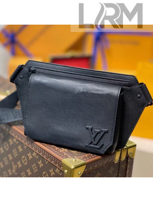 Louis Vuitton Men's Aerogram LV Matte Slingbag Bag M57081 Black 2021