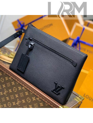 Louis Vuitton Men's Aerogram Matte iPad Pouch M69837 Black 2021