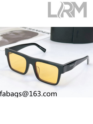 Prada Sunglasses PR19WS Black/Yellow 2022