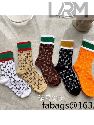 Gucci GG Multicolor Socks 2021 12