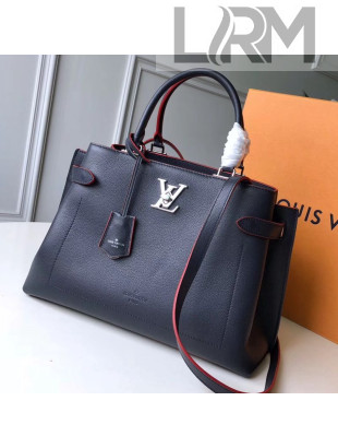 Louis Vuitton Lockme Day Tote Bag M53645 Navy/Red 2019