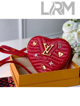 Louis Vuitton Love Lock New Wave Heart Bag M52794 Red 2019