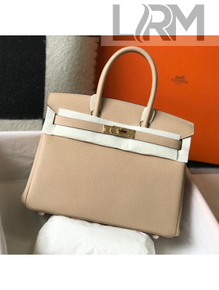 Hermes Birkin Bag 35cm in Togo Leather Grey Coat 2021