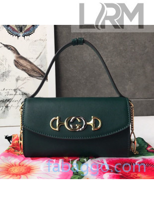 Gucci Zumi Smooth Leather Mini Bag 564718 Green 2020