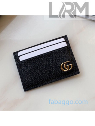 Gucci GG Marmont Leather Card Holder Wallet 436002 Black 2020