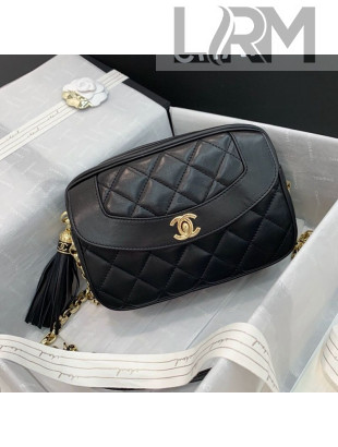 Chanel Lambskin Tassel Camera Case AS0001 Black 2019