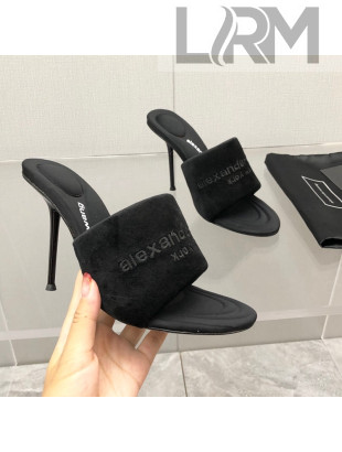 Alexander Wang High Heel Slide Sandals 10.5cm Black 2022 