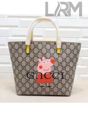 Gucci Children's GG Peppa Pig Tote 410812