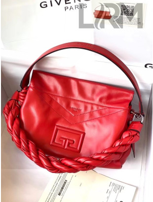 Givenchy ID 93 Large Shoulder Bag in Smooth Leather Red 2020